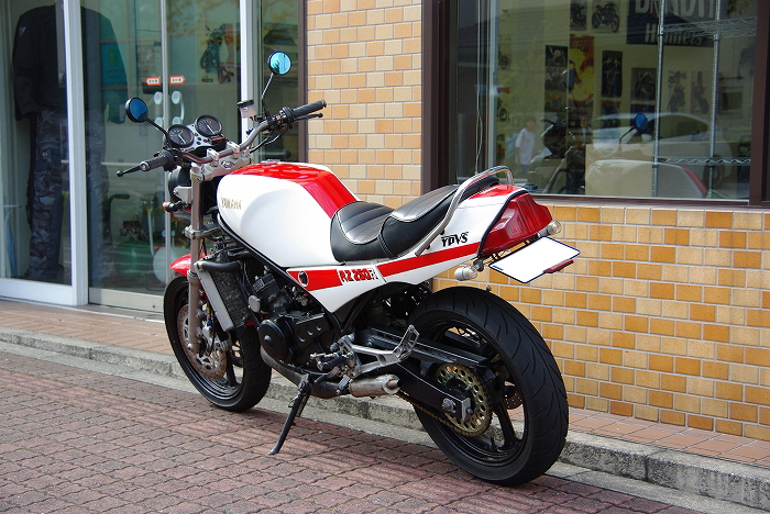 RZ250Rのハンドル交換